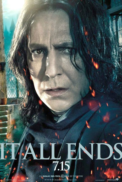 alan rickman harry potter poster. Harry Potter and the Deathly