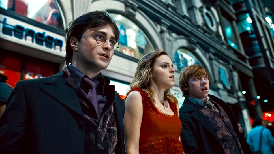 Daniel Radcliffe, Emma Watson and Rupert Grint in Warner Bros. Pictures' Harry Potter and the Deathly Hallows: Part I (2010)