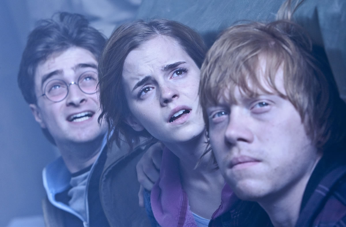 Daniel Radcliffe, Emma Watson and Rupert Grint in Warner Bros. Pictures' Harry Potter and the Deathly Hallows: Part II (2011)