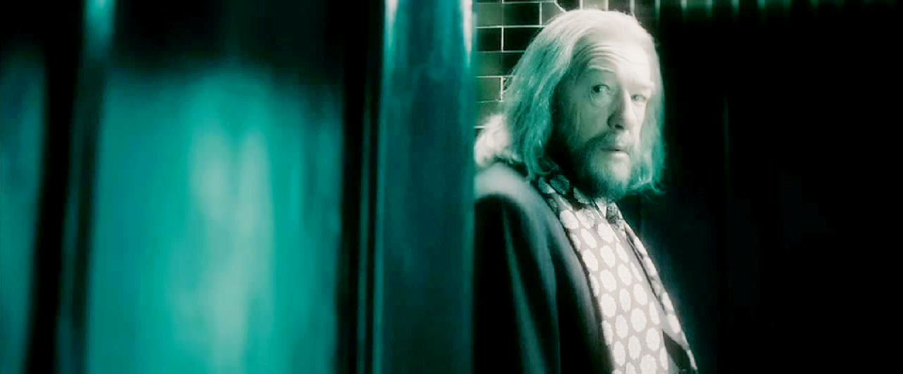 Michael Gambon stars as Albus Dumbledore in Warner Bros Pictures' Harry Potter and the Half-Blood Prince (2009)