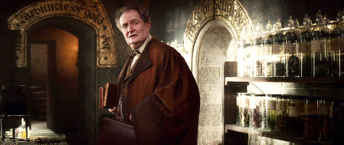 Jim Broadbent stars as Horace Slughorn in Warner Bros Pictures' Harry Potter and the Half-Blood Prince (2009)