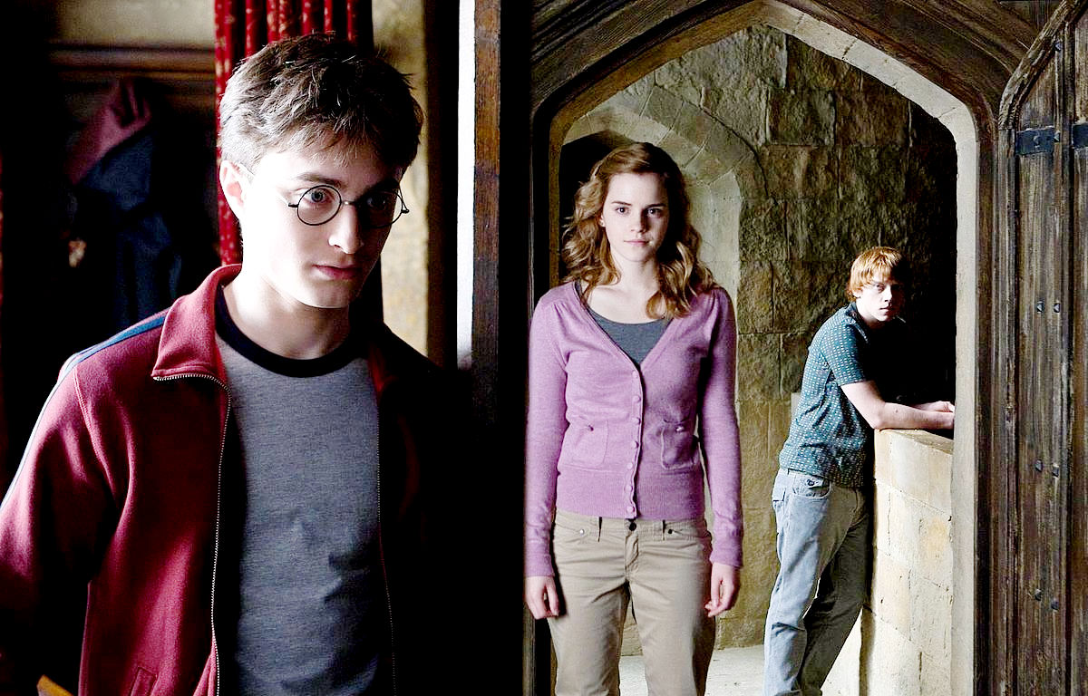Daniel Radcliffe, Emma Watson and Rupert Grint in Warner Bros Pictures' Harry Potter and the Half-Blood Prince (2009)