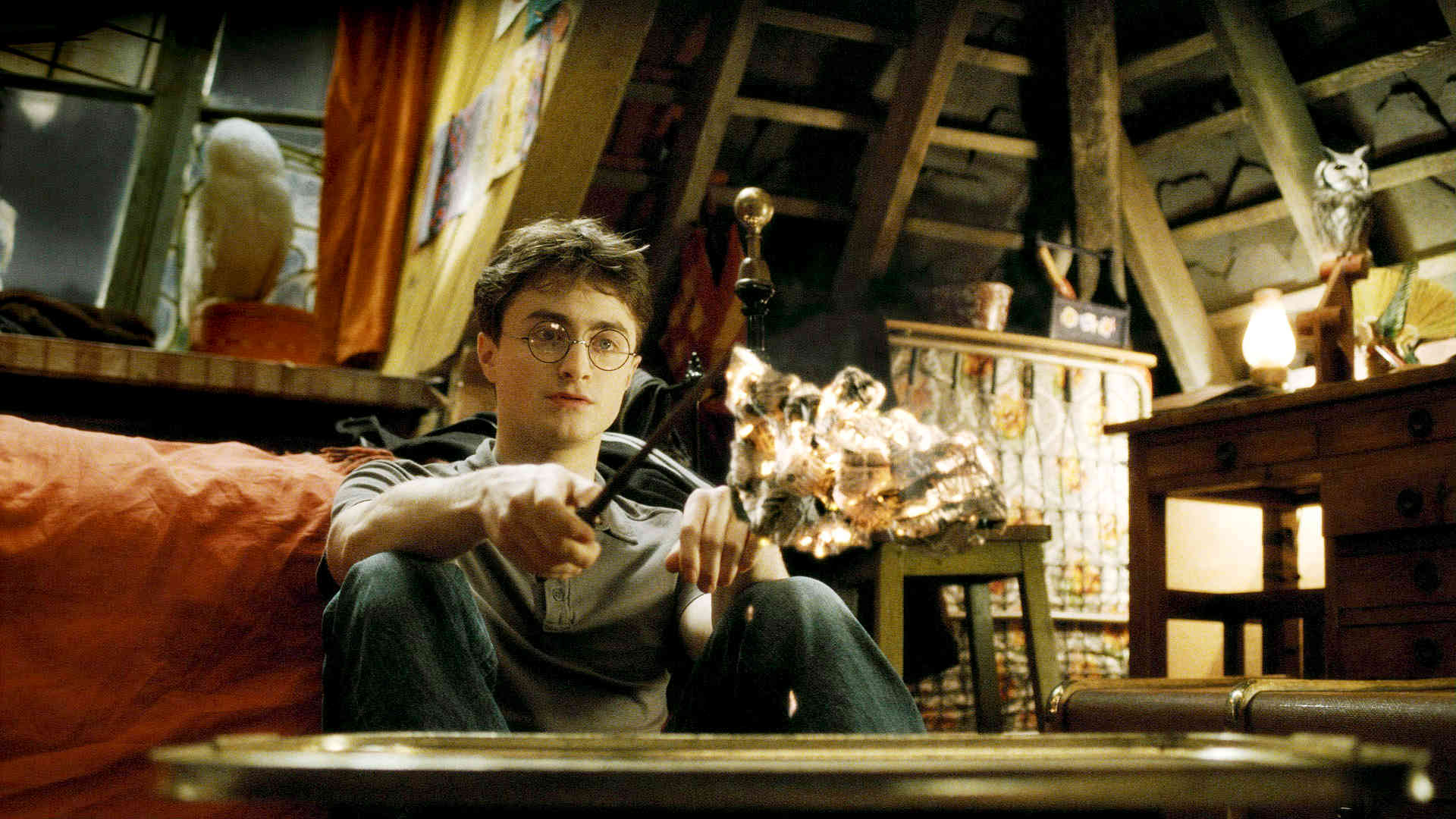 Daniel Radcliffe stars as Harry Potter in Warner Bros Pictures' Harry Potter and the Half-Blood Prince (2009)