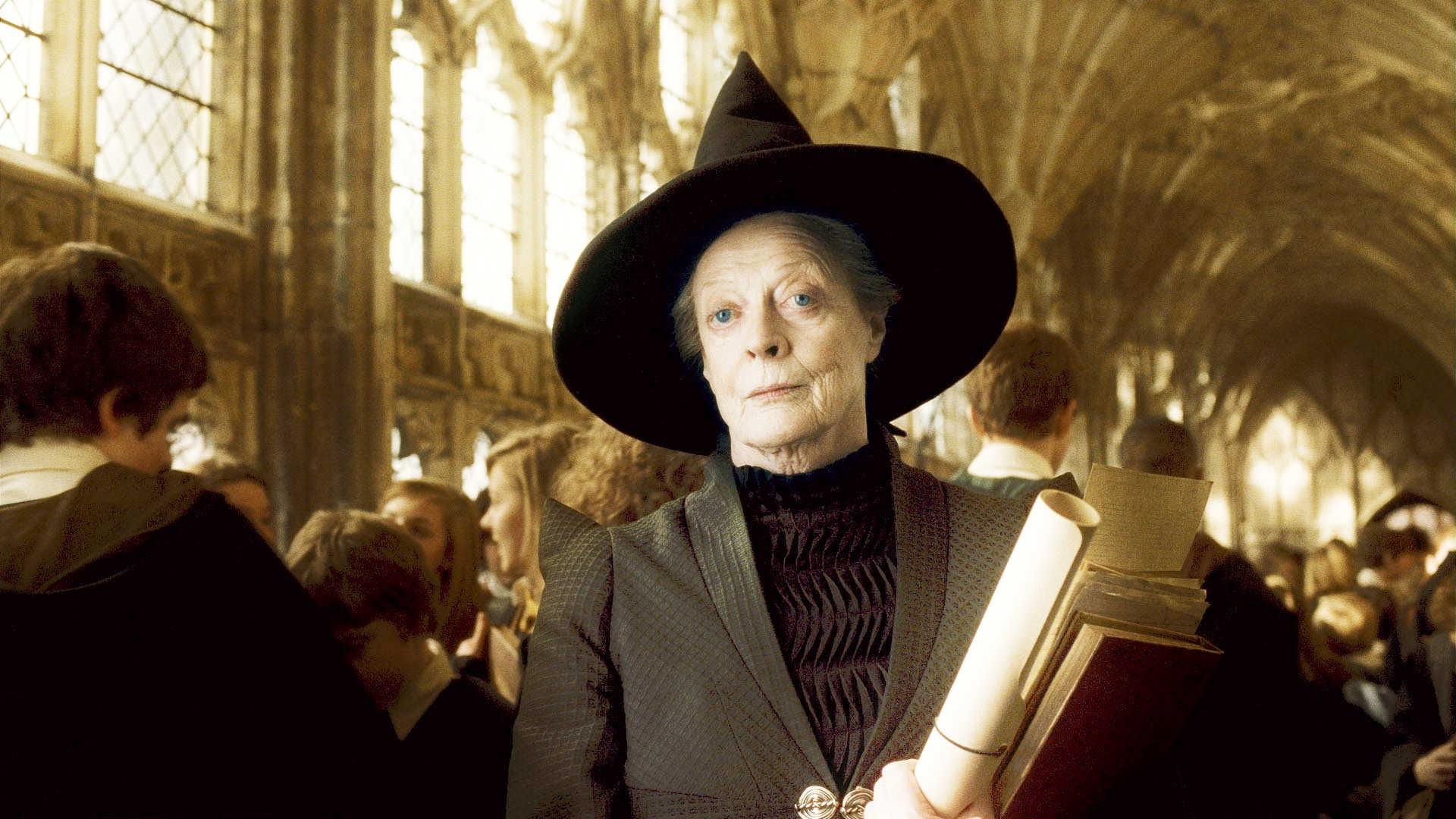 Maggie Smith stars as Minerva McGonagall in Warner Bros Pictures' Harry Potter and the Half-Blood Prince (2009)