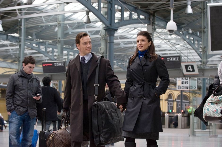 Michael Fassbender stars as Paul and Gina Carano stars as Mallory Kane in Relativity Media's Haywire (2012)