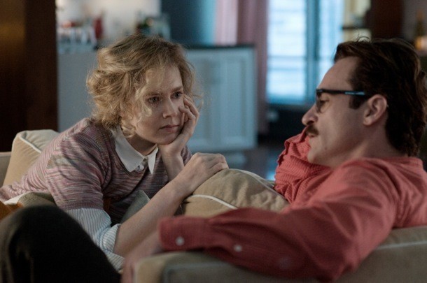 Amy Adams stars as Amy and Joaquin Phoenix stars as Theodore in Warner Bros. Pictures' Her (2013)