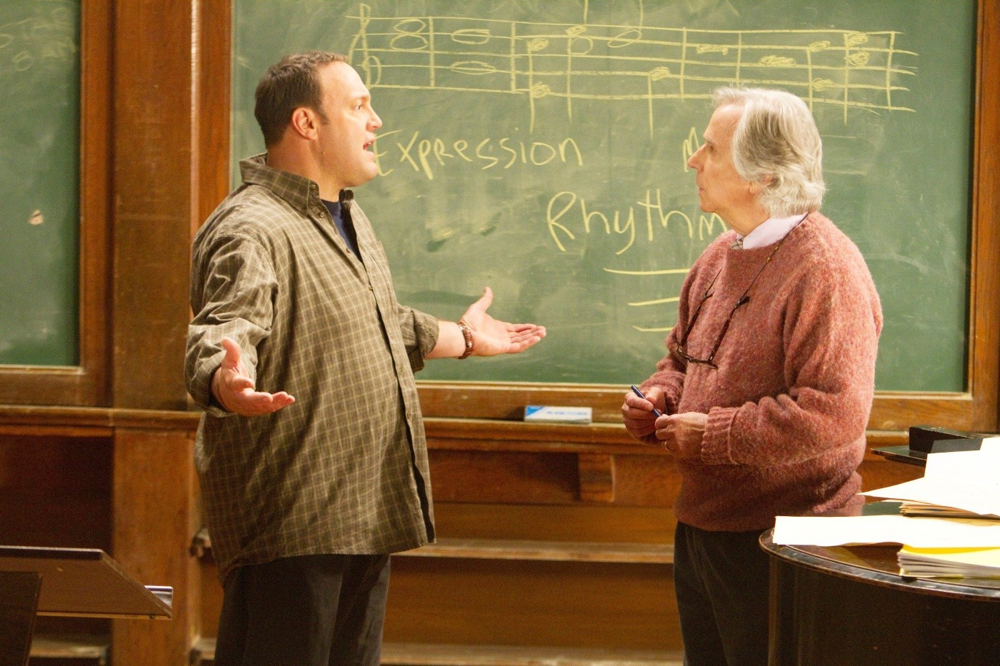 Kevin James stars as Scott Voss and Henry Winkler stars as Marty in Columbia Pictures' Here Comes the Boom (2012)