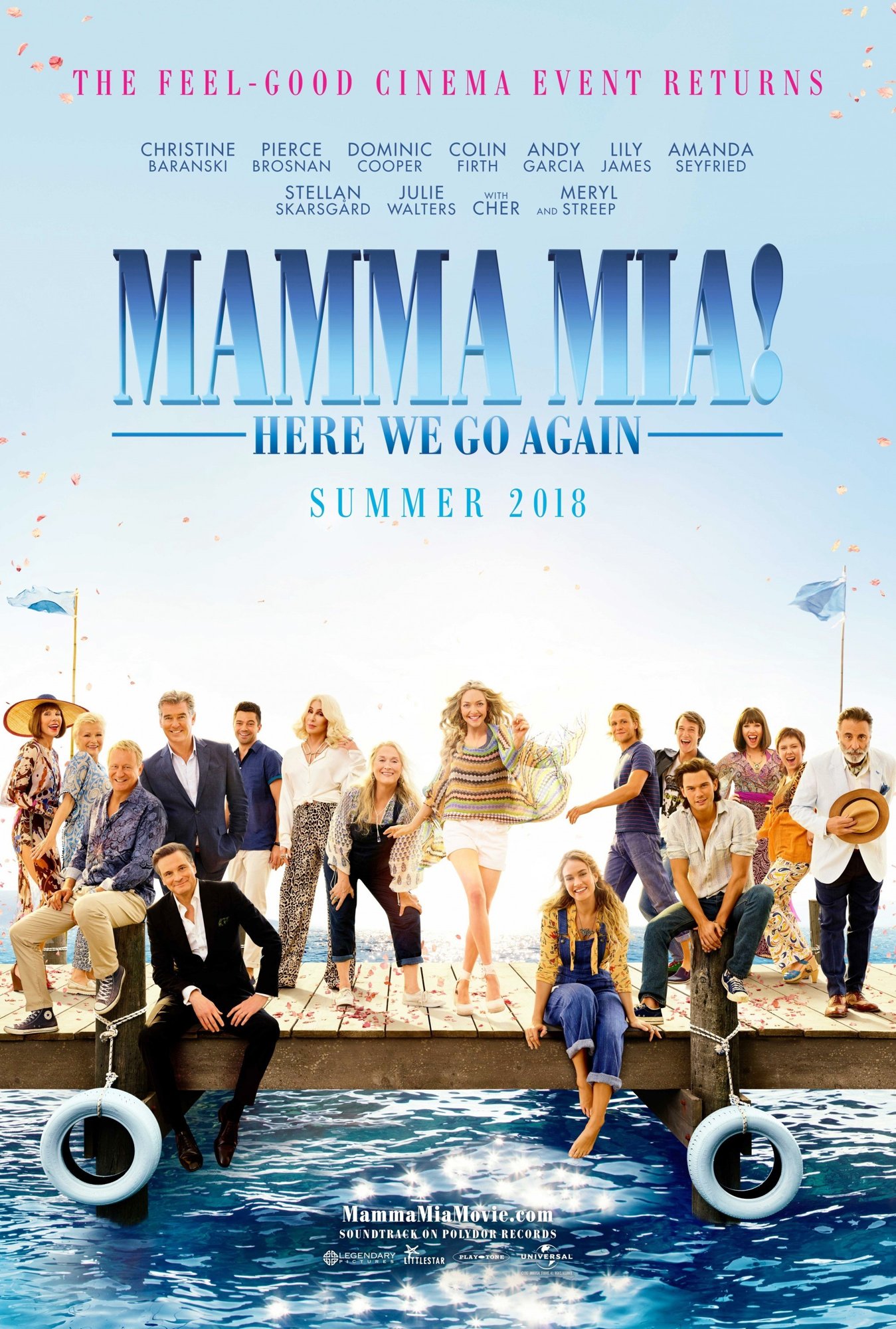 Poster of Universal Pictures' Mamma Mia! Here We Go Again (2018)