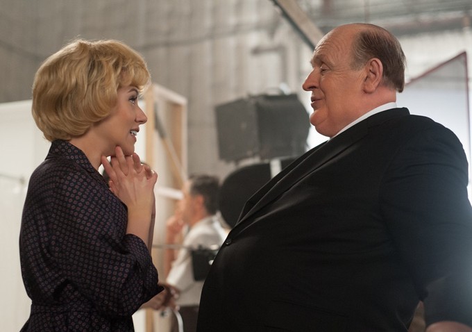 Scarlett Johansson stars as Janet Leigh and Anthony Hopkins stars as Alfred Hitchcock in Fox Searchlight Pictures' Hitchcock (2012)