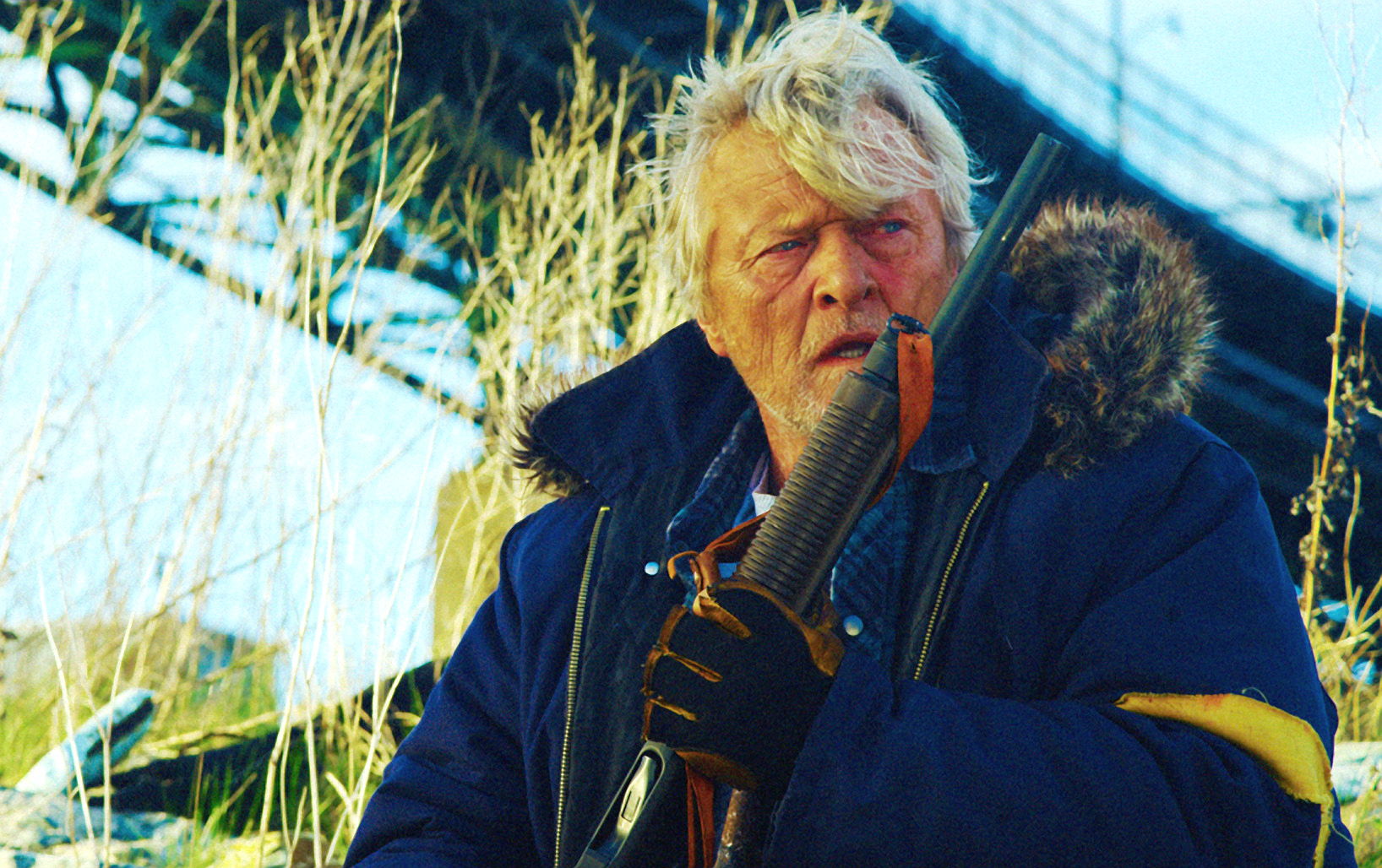 Rutger Hauer stars as Hobo in Magnet Releasing's Hobo with a Shotgun (2011)