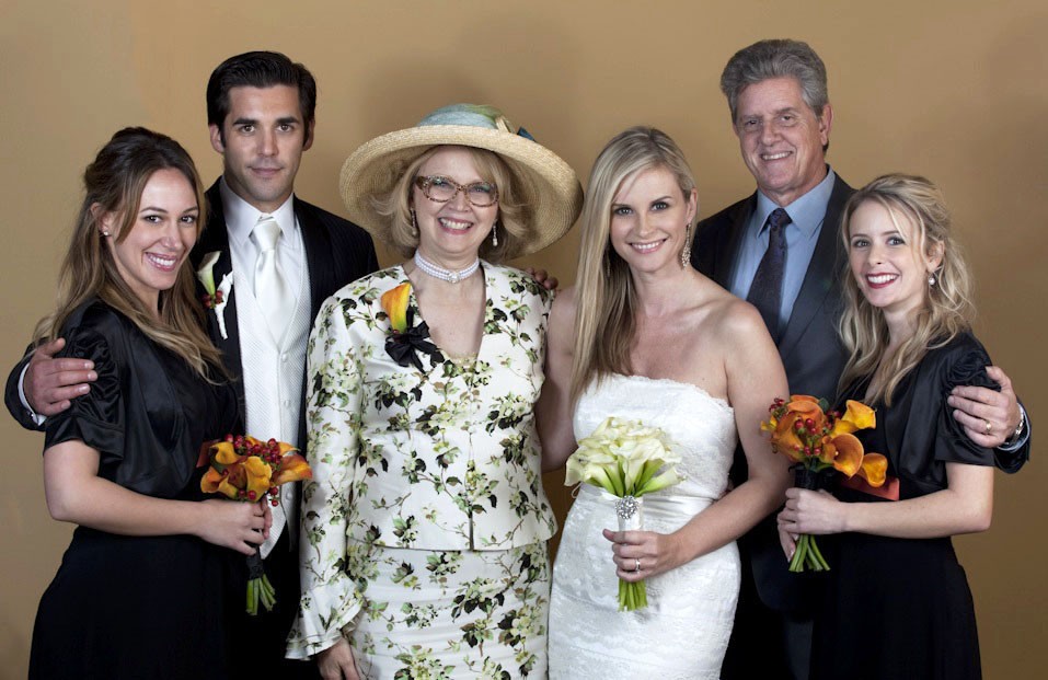 Haylie Duff, Jordan Bridges, Shelley Long and Jennifer Elise Cox in Hallmark Channel's Holiday Engagement (2011)