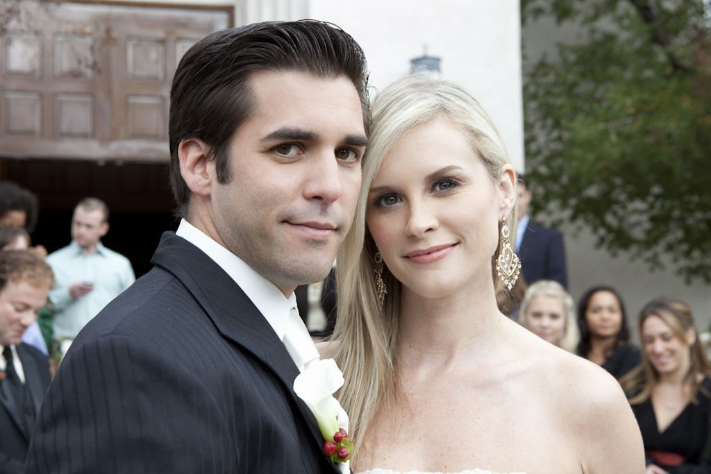 Jordan Bridges stars as David and Jennifer Elise Cox stars as Connie in Hallmark Channel's Holiday Engagement (2011)