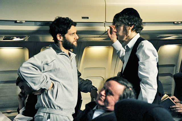 Justin Bartha stars as Yosef Zimmerman and Jesse Eisenberg stars as Sam Gold in First Independent Pictures' Holy Rollers (2010)