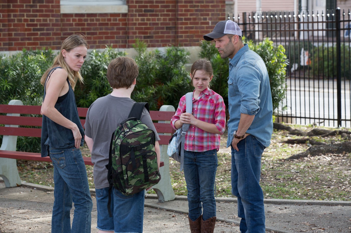 Kate Bosworth, Izabela Vidovic and James Franco in Open Road Films' Homefront (2013)