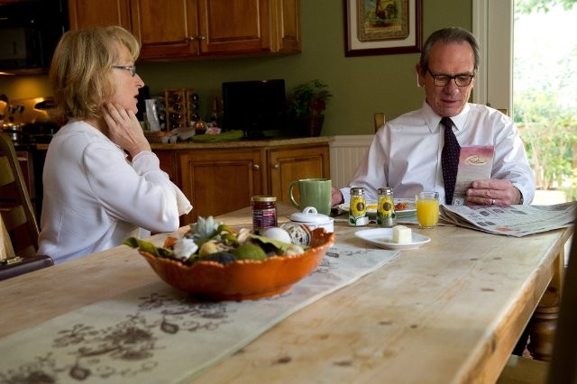 Meryl Streep stars as Kay Soames and Tommy Lee Jones stars as Arnold Soames in Columbia Pictures' Hope Springs (2012)