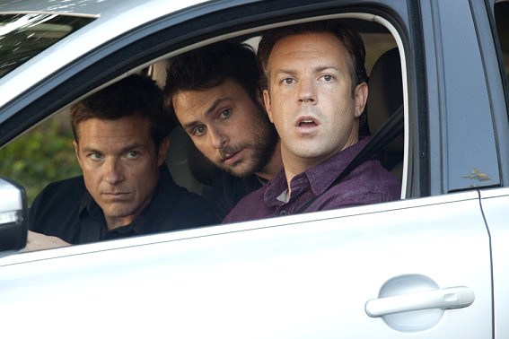 Jason Bateman, Charlie Day and Jason Sudeikis in Warner Bros. Pictures' Horrible Bosses (2011)