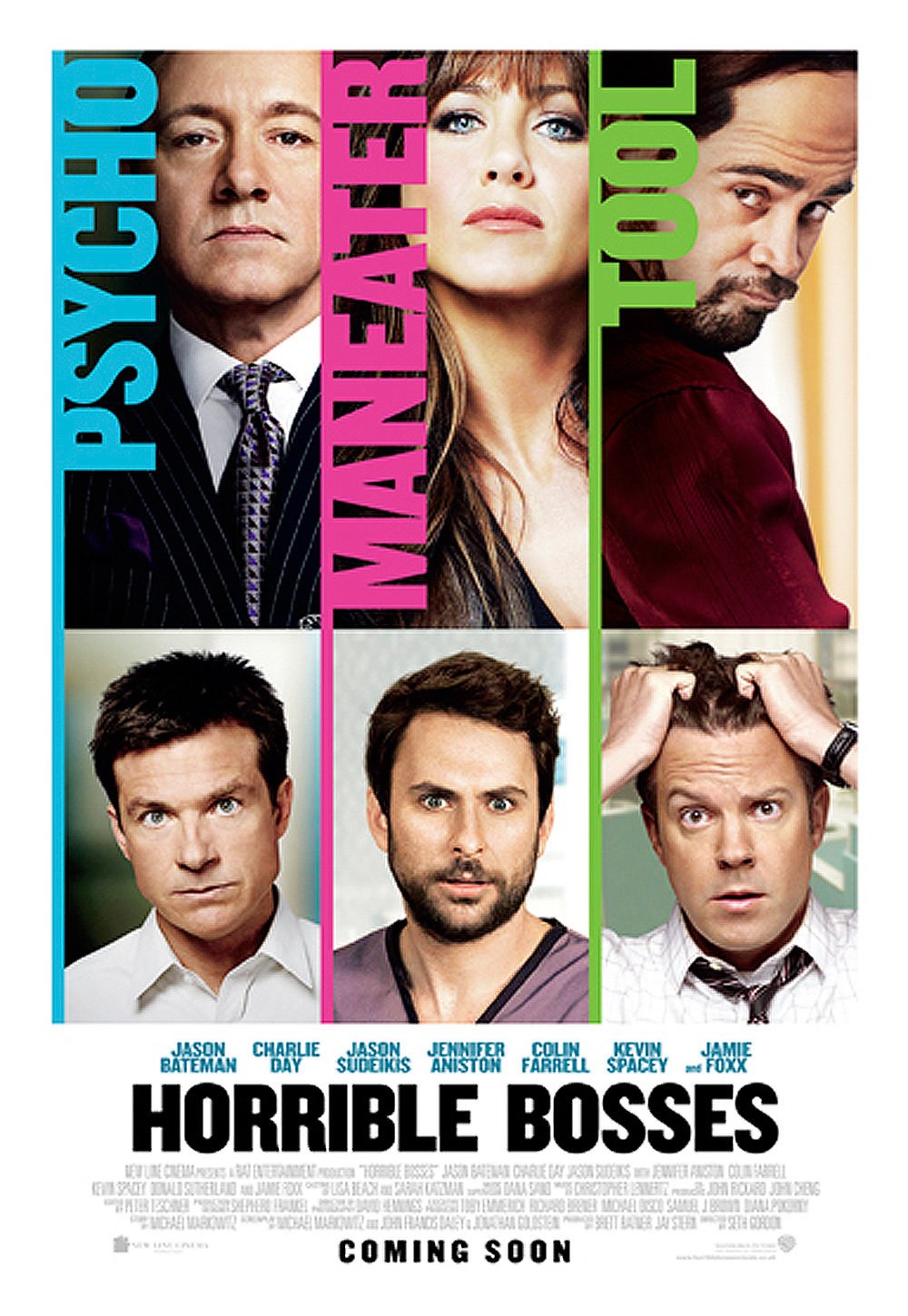 Poster of Warner Bros. Pictures' Horrible Bosses (2011)