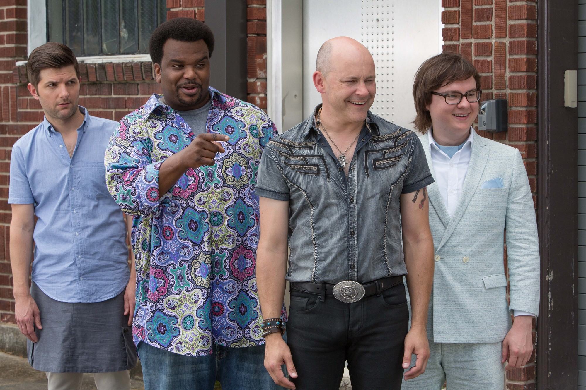 Adam Scott, Craig Robinson, Rob Corddry and Clark Duke in Paramount Pictures' Hot Tub Time Machine 2 (2015)
