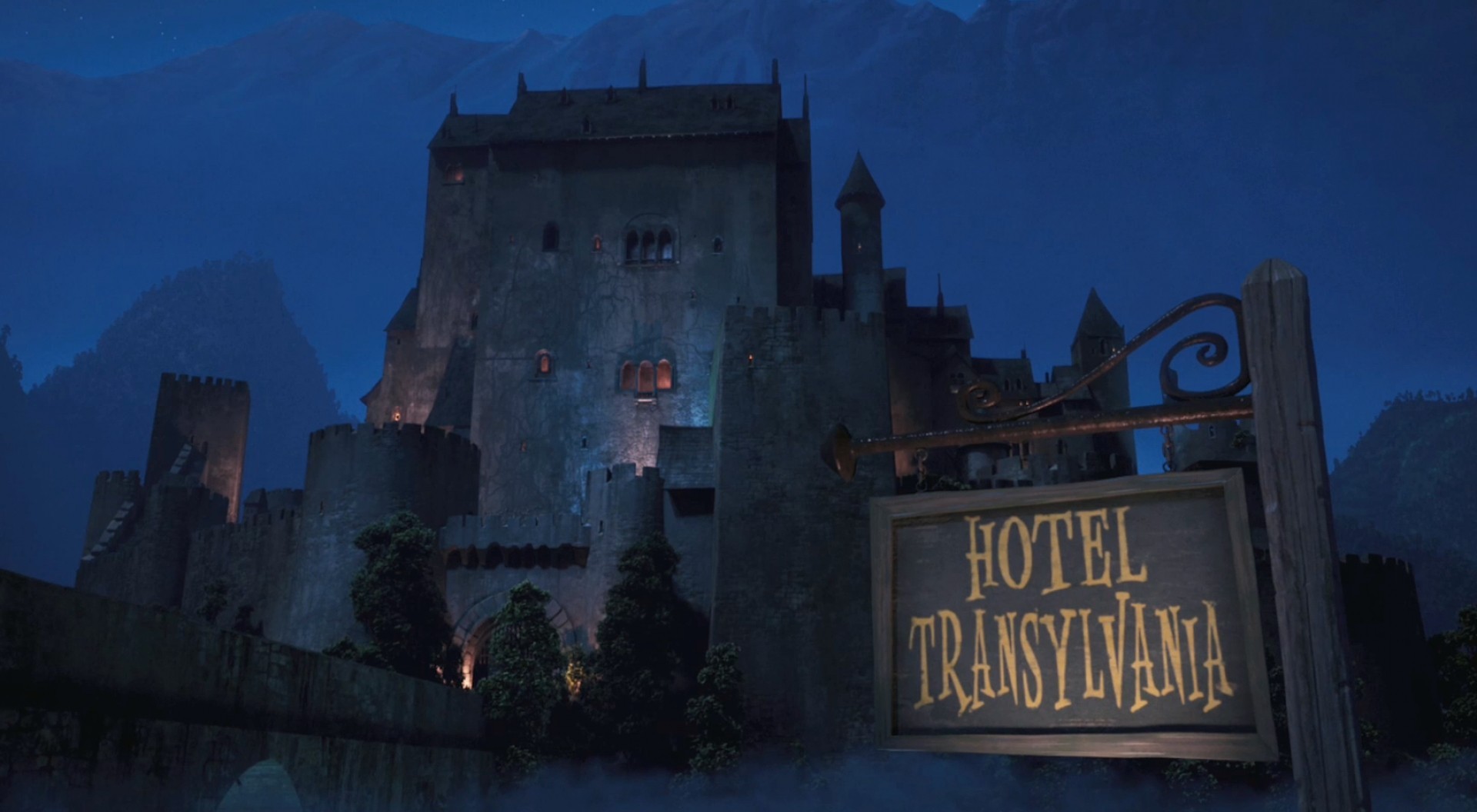 A sceen from Columbia Pictures' Hotel Transylvania (2012)