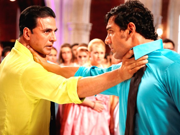 Akshay Kumar stars as Sunny and John Abraham stars as Max in Eros Entertainment's Housefull 2 (2012)