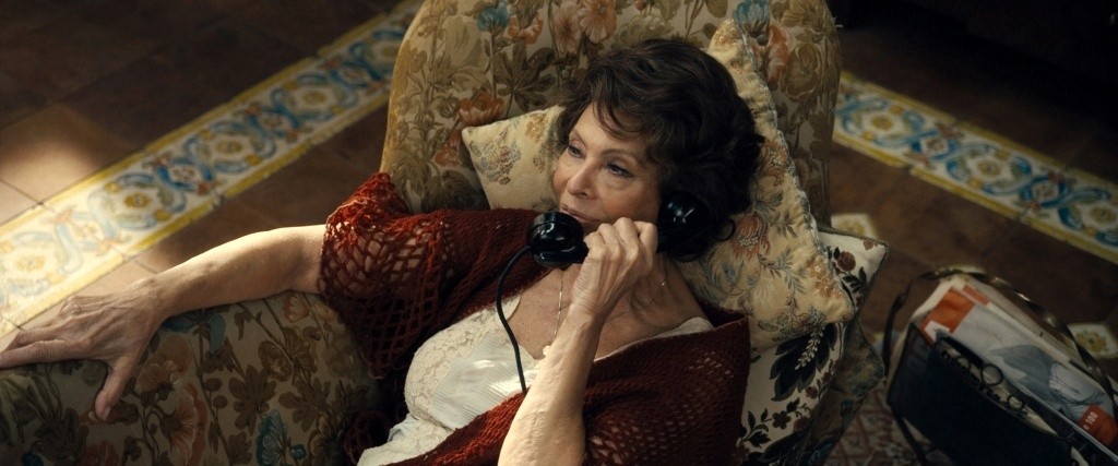 Sophia Loren stars as Angela in Via Solitaria's Human Voice (2014)