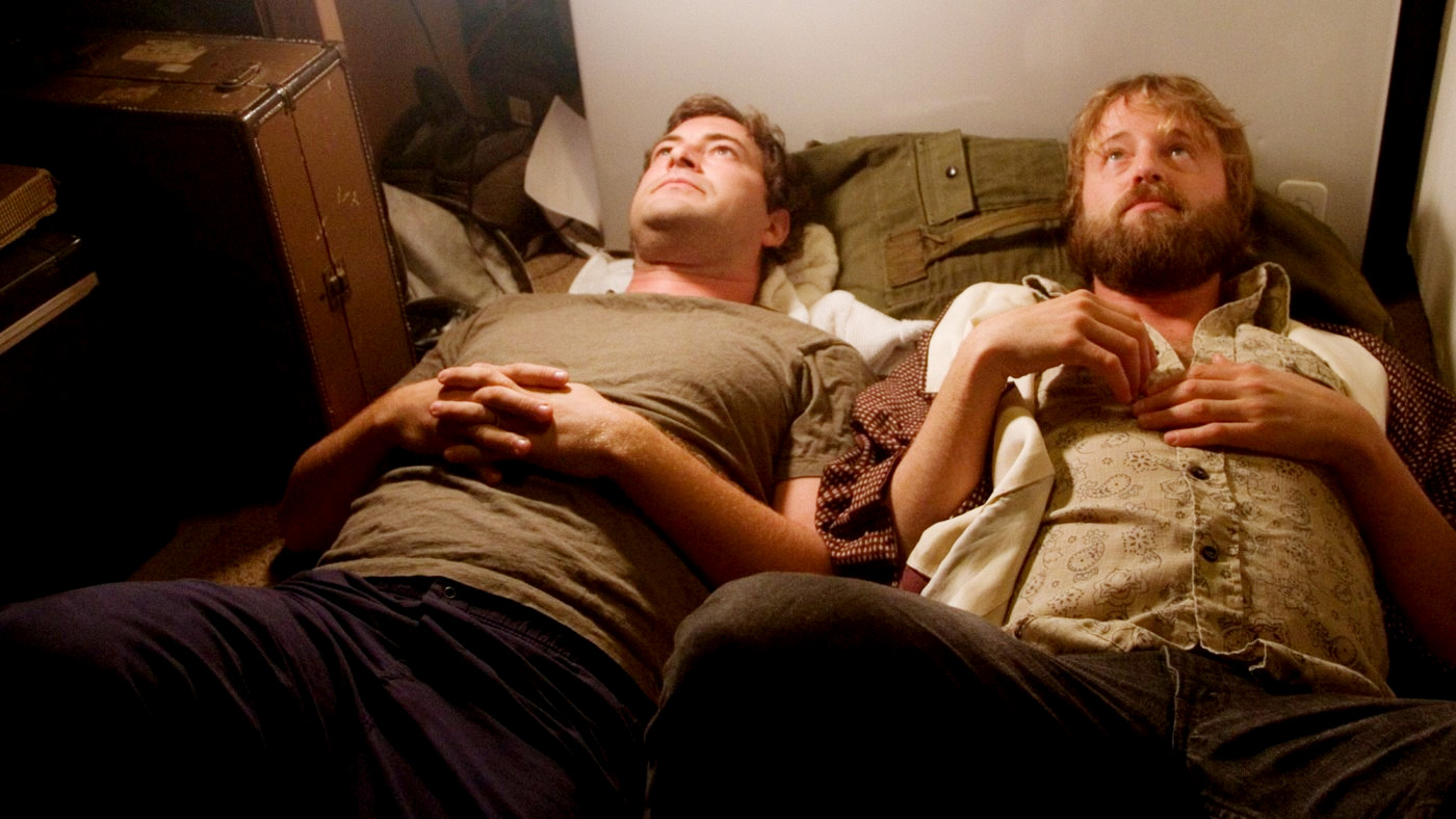 Mark Duplass stars as Ben and Joshua Leonard stars as Andrew in Magnolia Pictures' Humpday (2009)