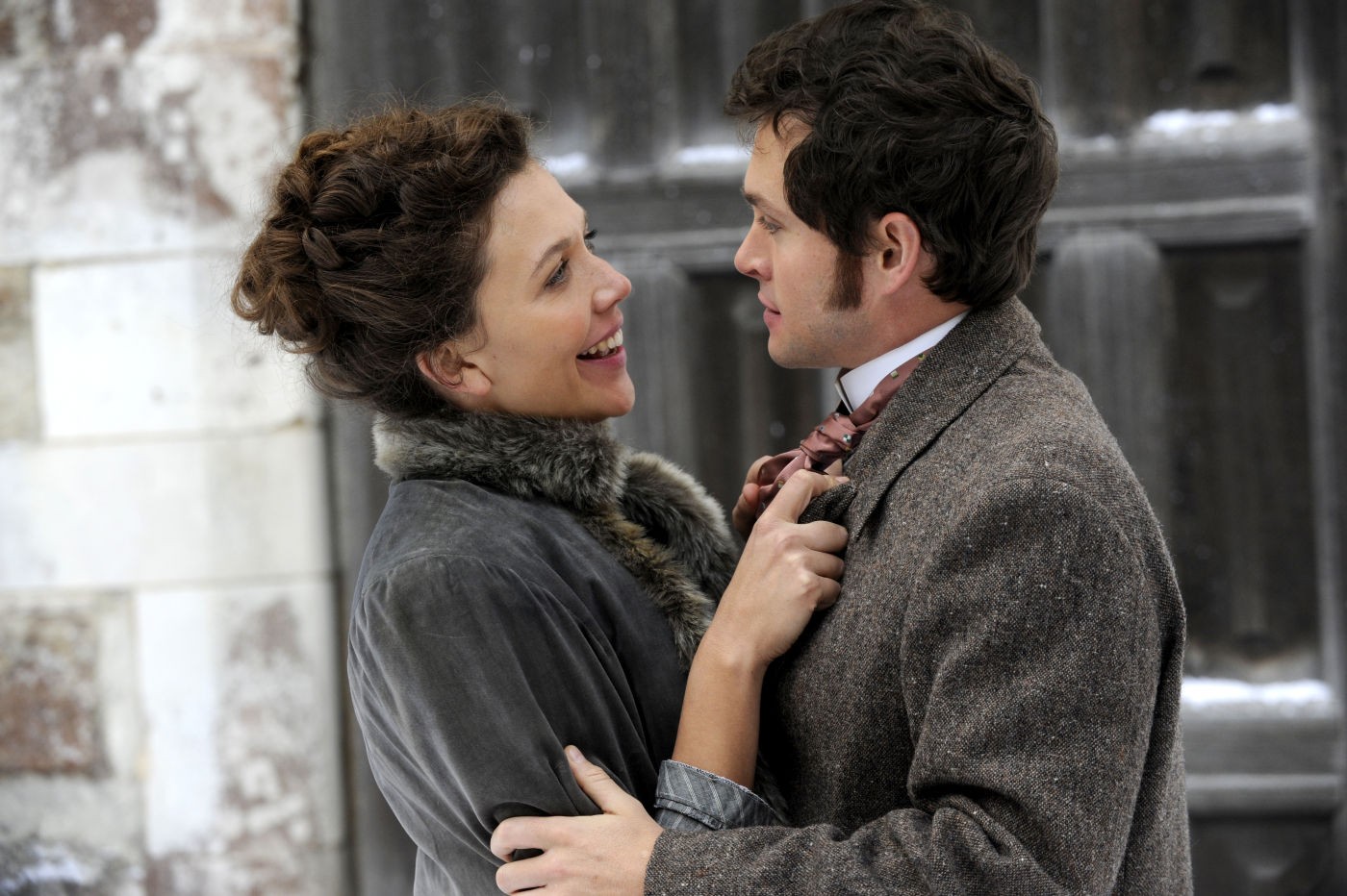 Maggie Gyllenhaal stars as Charlotte Dalrymple and Hugh Dancy stars as Mortimer Granville in Sony Pictures Classics' Hysteria (2012)