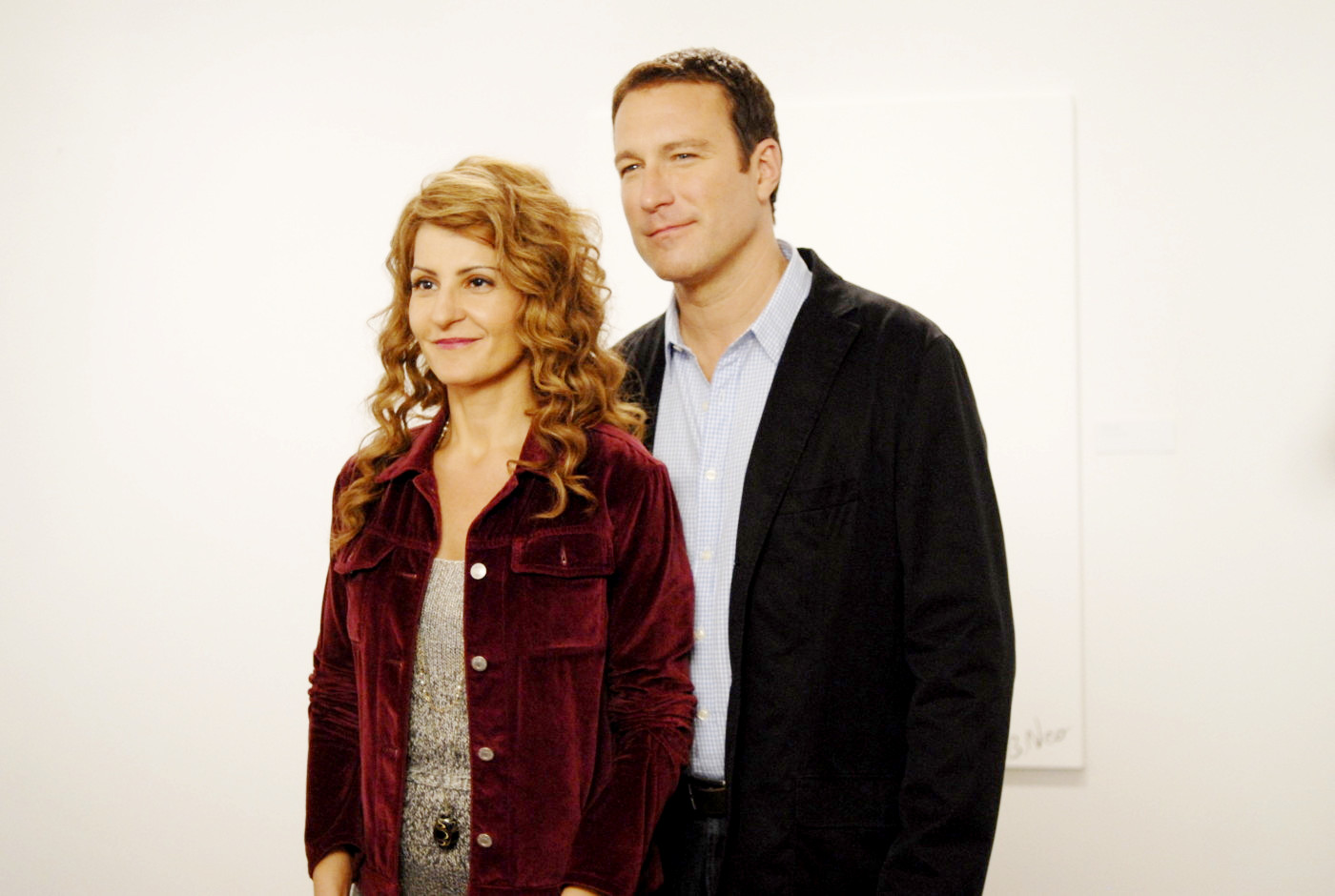 Nia Vardalos stars as Genevieve and John Corbett stars as Greg in IFC Films' I Hate Valentine's Day (2009)