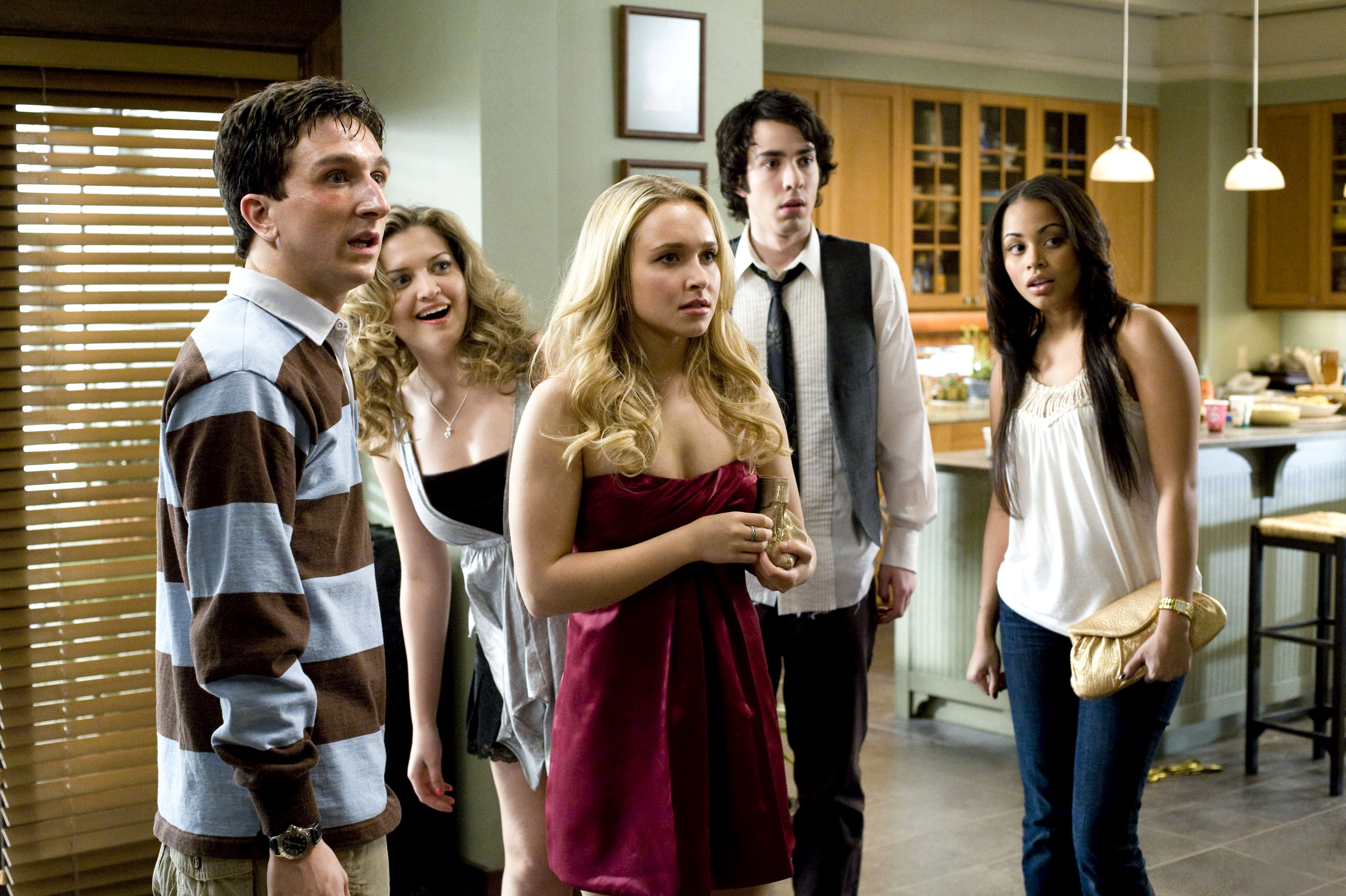 Paul Rust, Lauren Storm, Hayden Panettiere, Jack Carpenter and Lauren London in Fox Atomic's I Love You, Beth Cooper (2009)