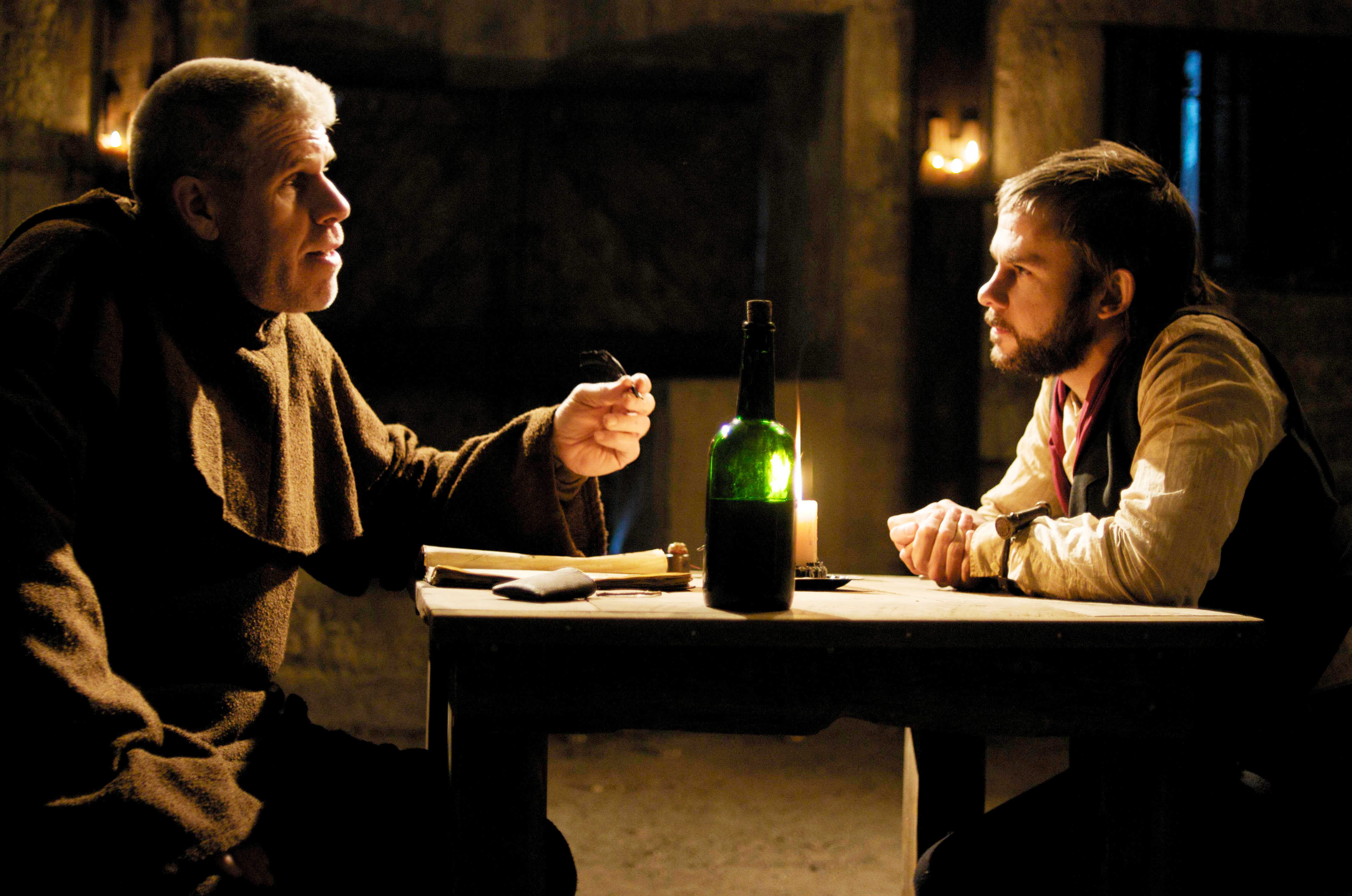 Ron Perlman stars as Priest and Dominic Monaghan stars as Arthur Blake in IFC Films' I Sell the Dead (2009)