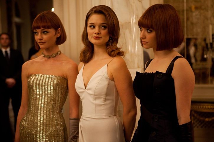 Olivia Wilde, Bella Heathcote and Amanda Seyfried in 20th Century Fox's In Time (2011)
