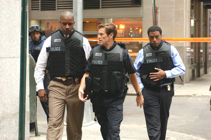 Denzel Washington, Willem Dafoe and Chiwetel Ejiofor in Universal Pictures' Inside Man (2006)
