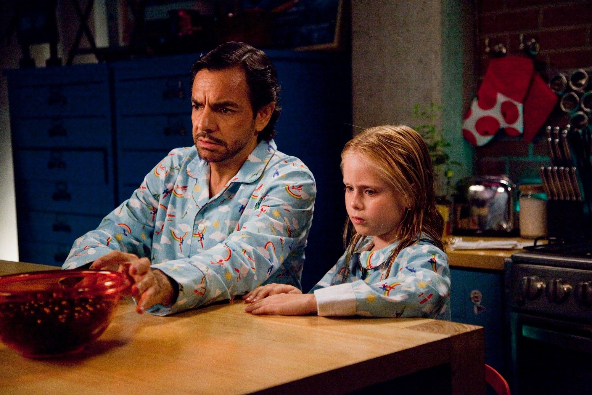 Eugenio Derbez stars as Valentin and Loreto Peralta stars as Maggie in Lionsgate Films' Instructions Not Included (2013)