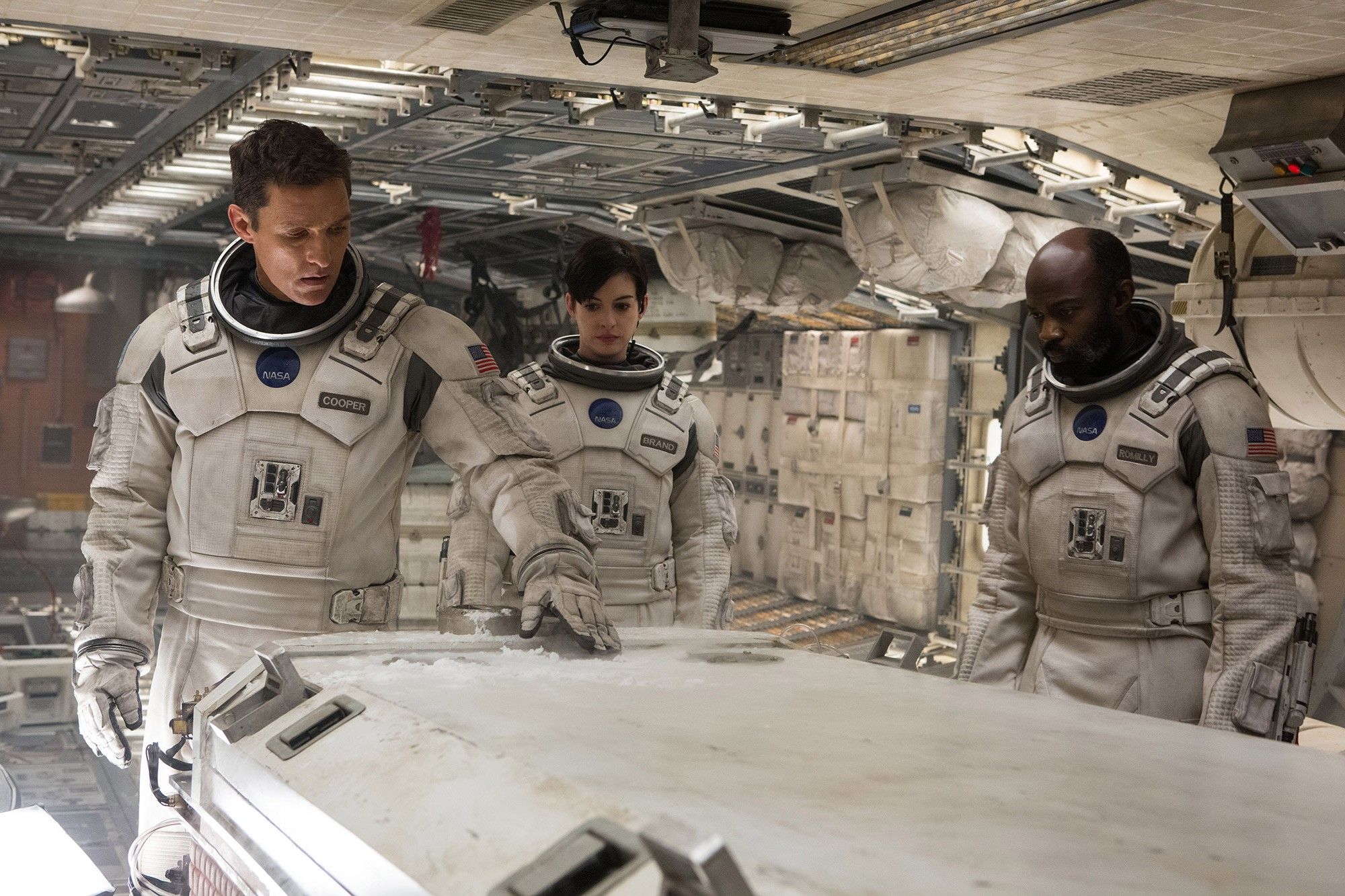Matthew McConaughey, Anne Hathaway and David Gyasi in Paramount Pictures' Interstellar (2014)