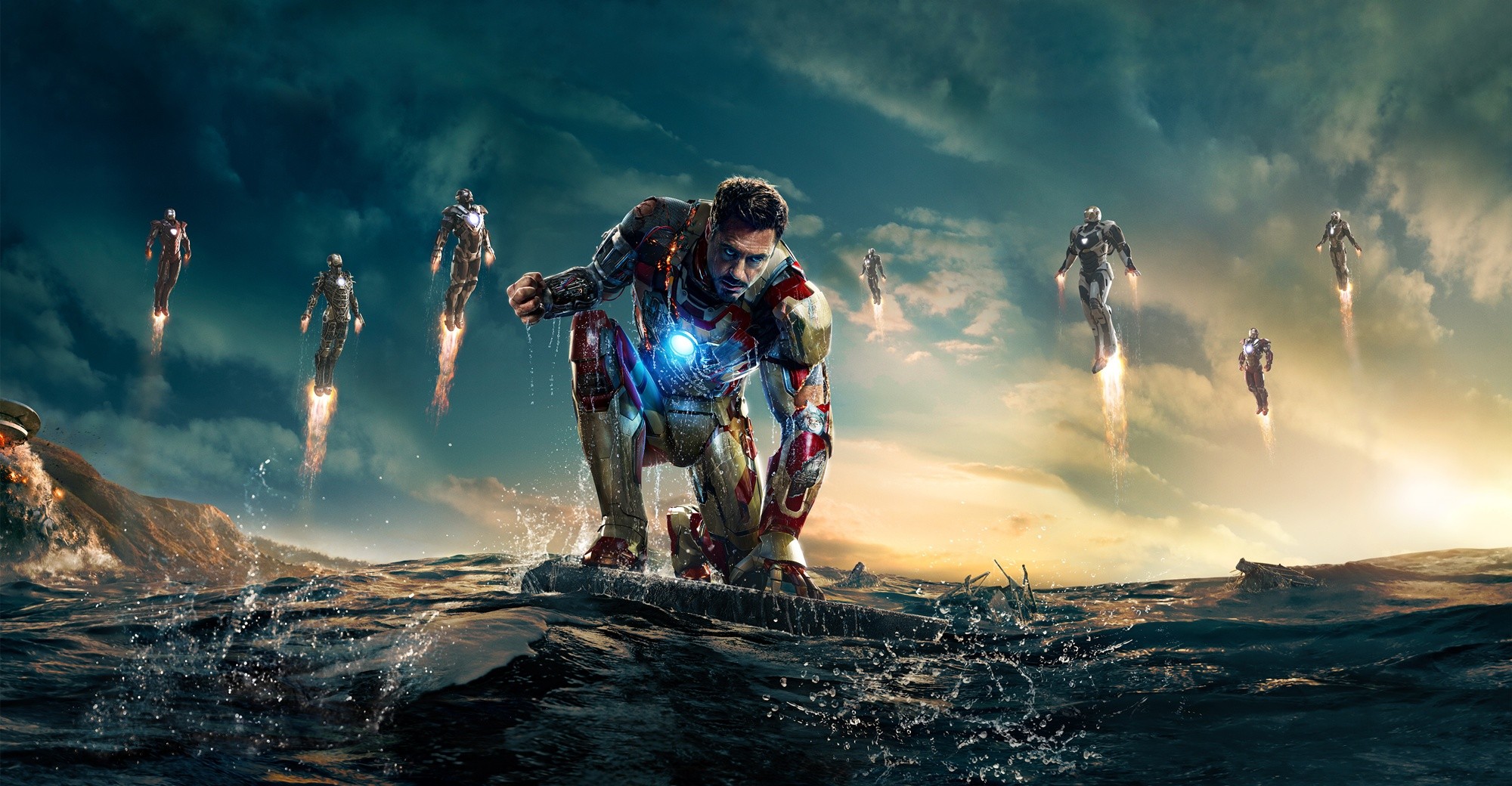 Robert Downey Jr. stars as Tony Stark/Iron Man in Walt Disney Pictures' Iron Man 3 (2013)