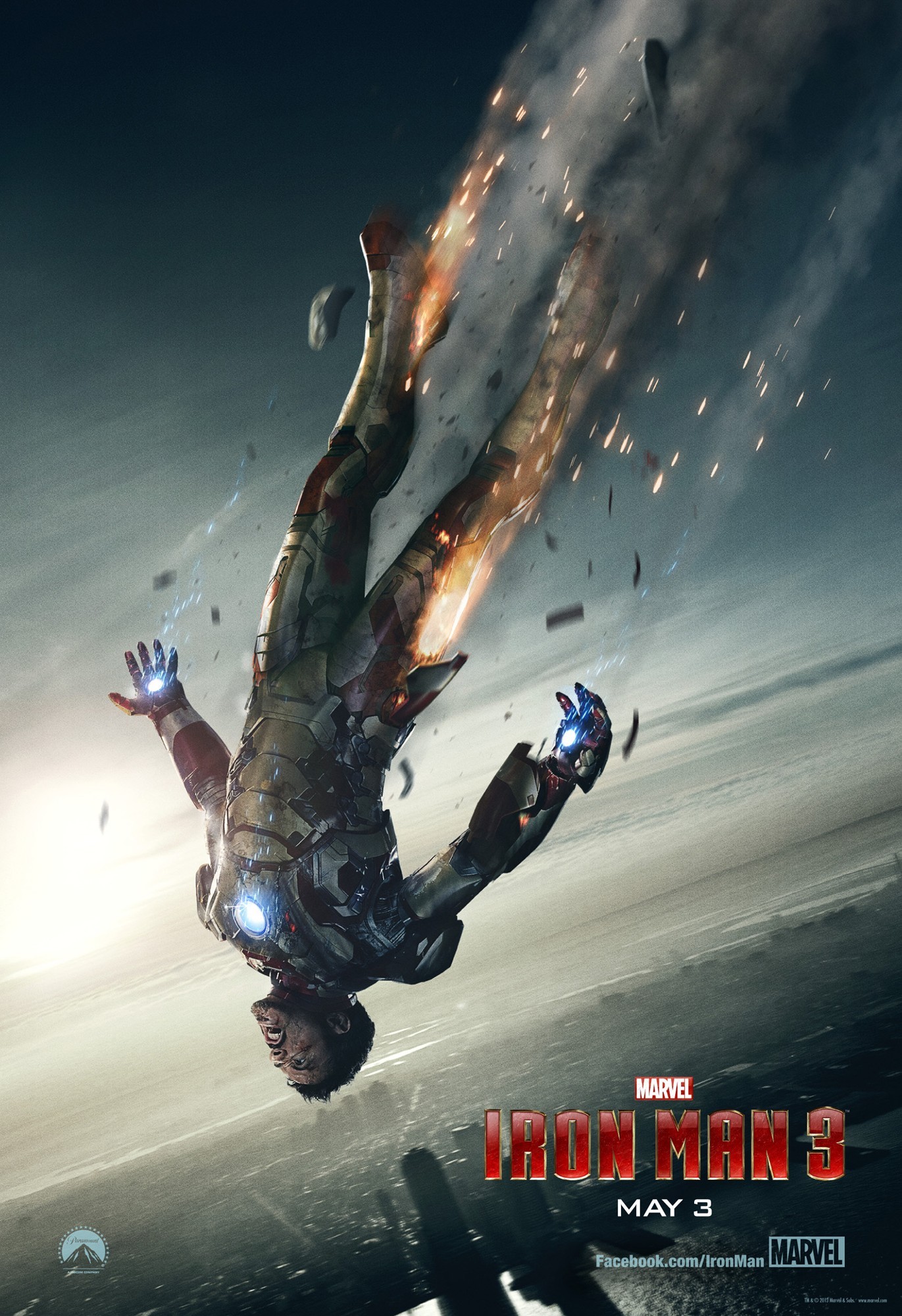 Poster of Walt Disney Pictures' Iron Man 3 (2013)