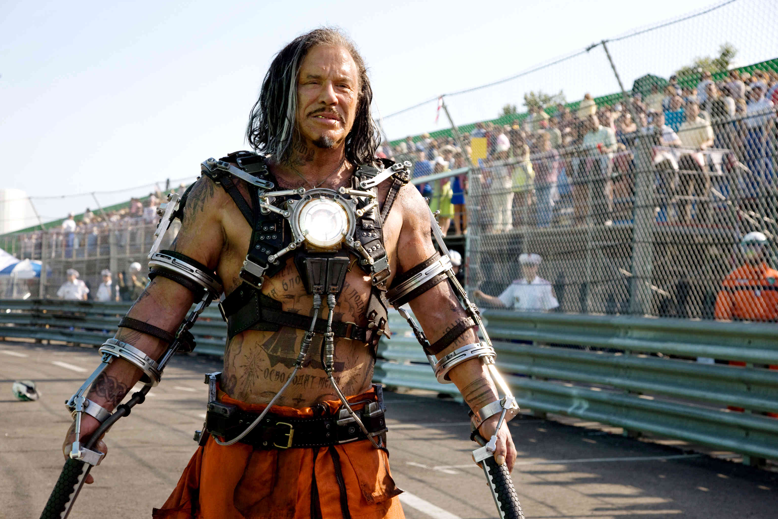 Mickey Rourke stars as Ivan/Whiplash in Paramount Pictures' Iron Man 2 (2010)