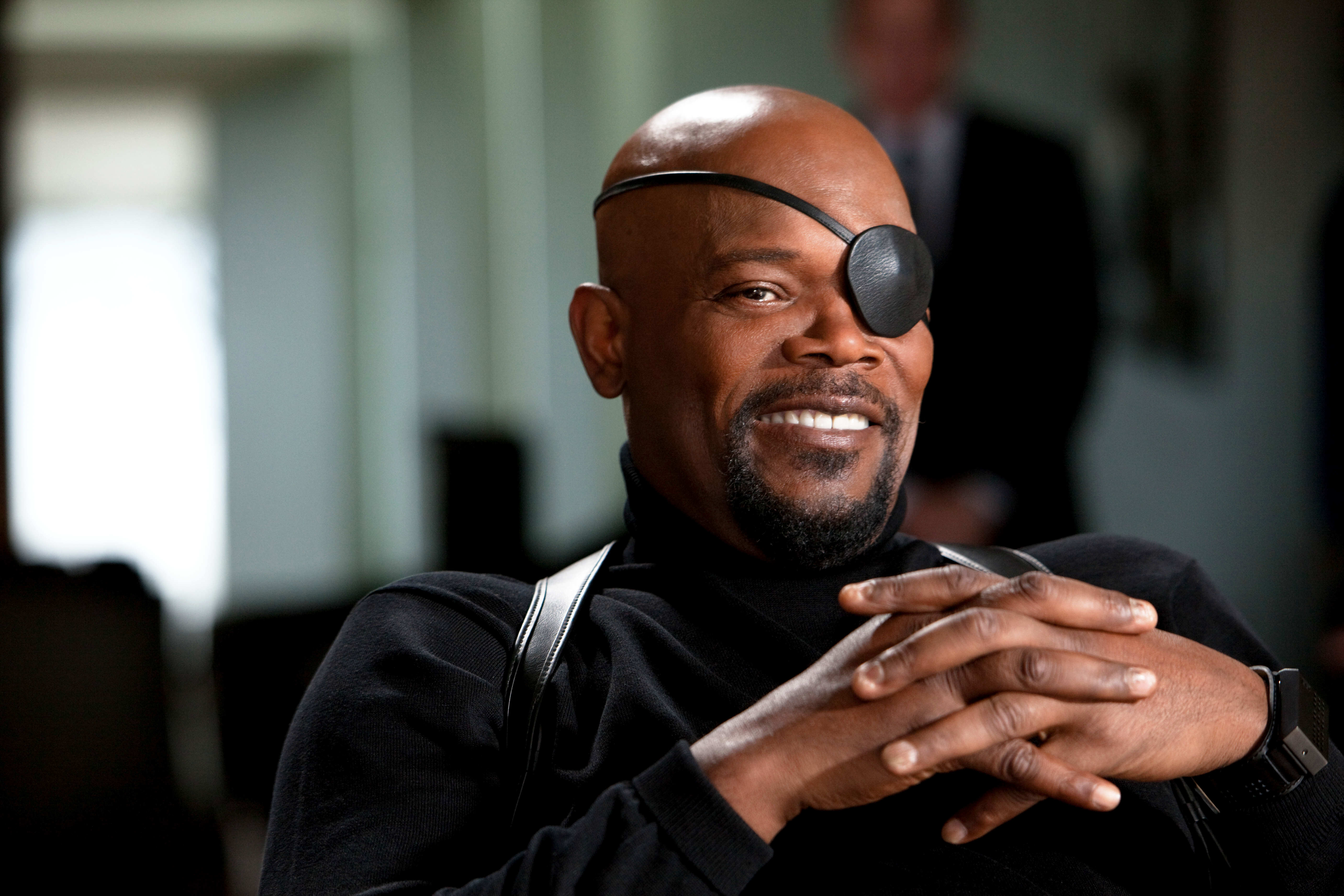 Samuel L. Jackson stars as Nick Fury in Paramount Pictures' Iron Man 2 (2010)