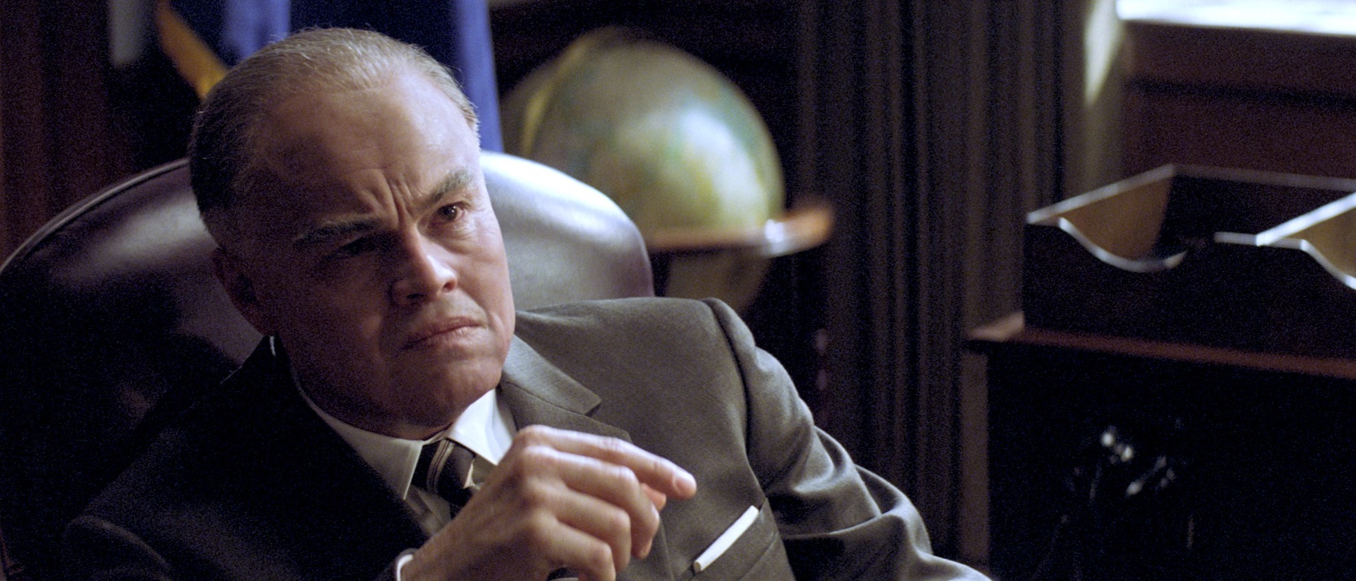 Leonardo DiCaprio stars as J. Edgar Hoover in Warner Bros. Pictures' J. Edgar (2011)