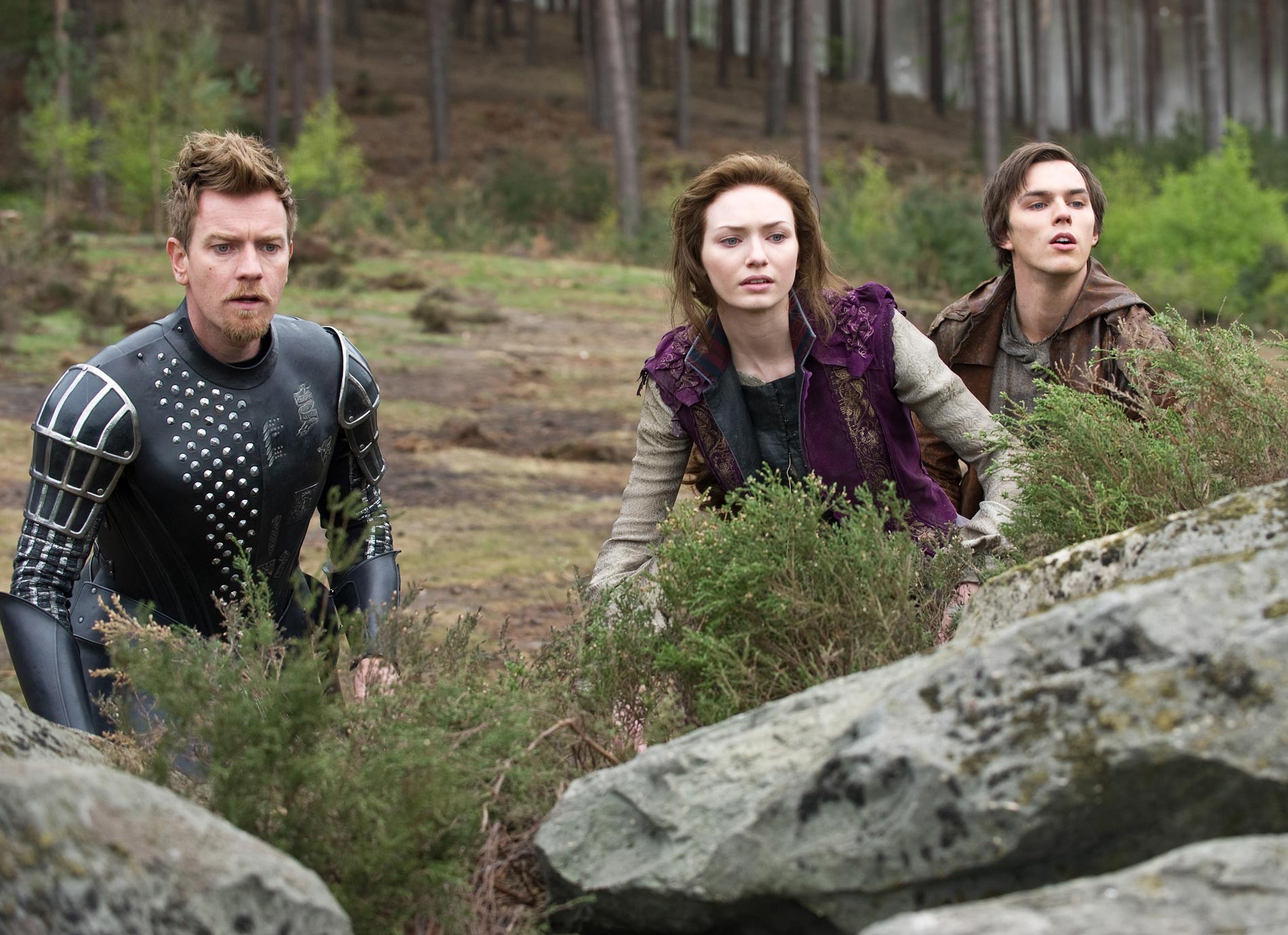 Ewan McGregor, Eleanor Tomlinson and Nicholas Hoult in Warner Bros. Pictures' Jack the Giant Slayer (2013)