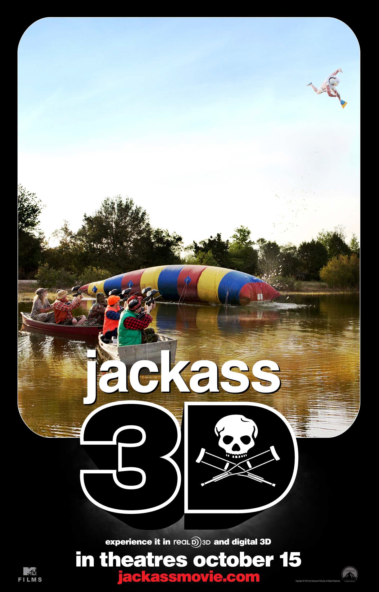 Poster of Paramount Pictures' Jackass 3D (2010)