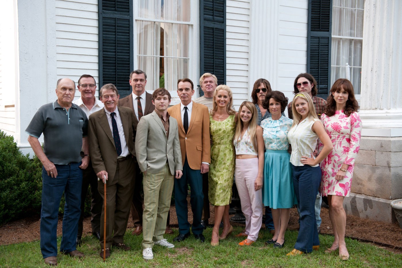 Ray Stevenson, Robert Duvall, John Hurt, Billy Bob Thornton, Kevin Bacon and Frances O'Connor in Anchor Bay Films' Jayne Mansfield's Car (2013)