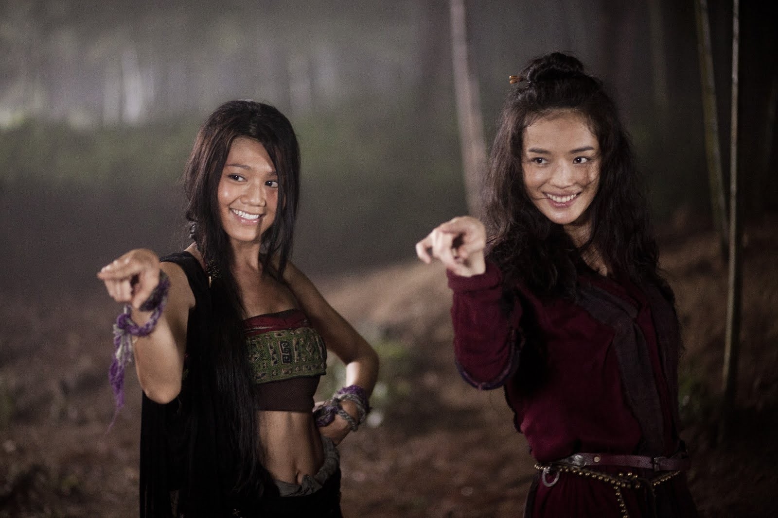 Chrissie Chau and Shu Qi in Magnet Releasing's Journey to the West (2014)