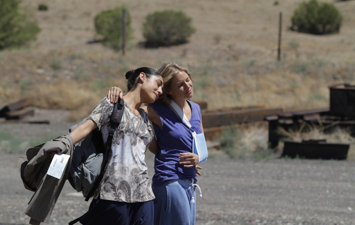 Golshifteh Farahani stars as Mona and Sienna Miller stars as Marilyn in Cohen Media Group's Just Like a Woman (2012)