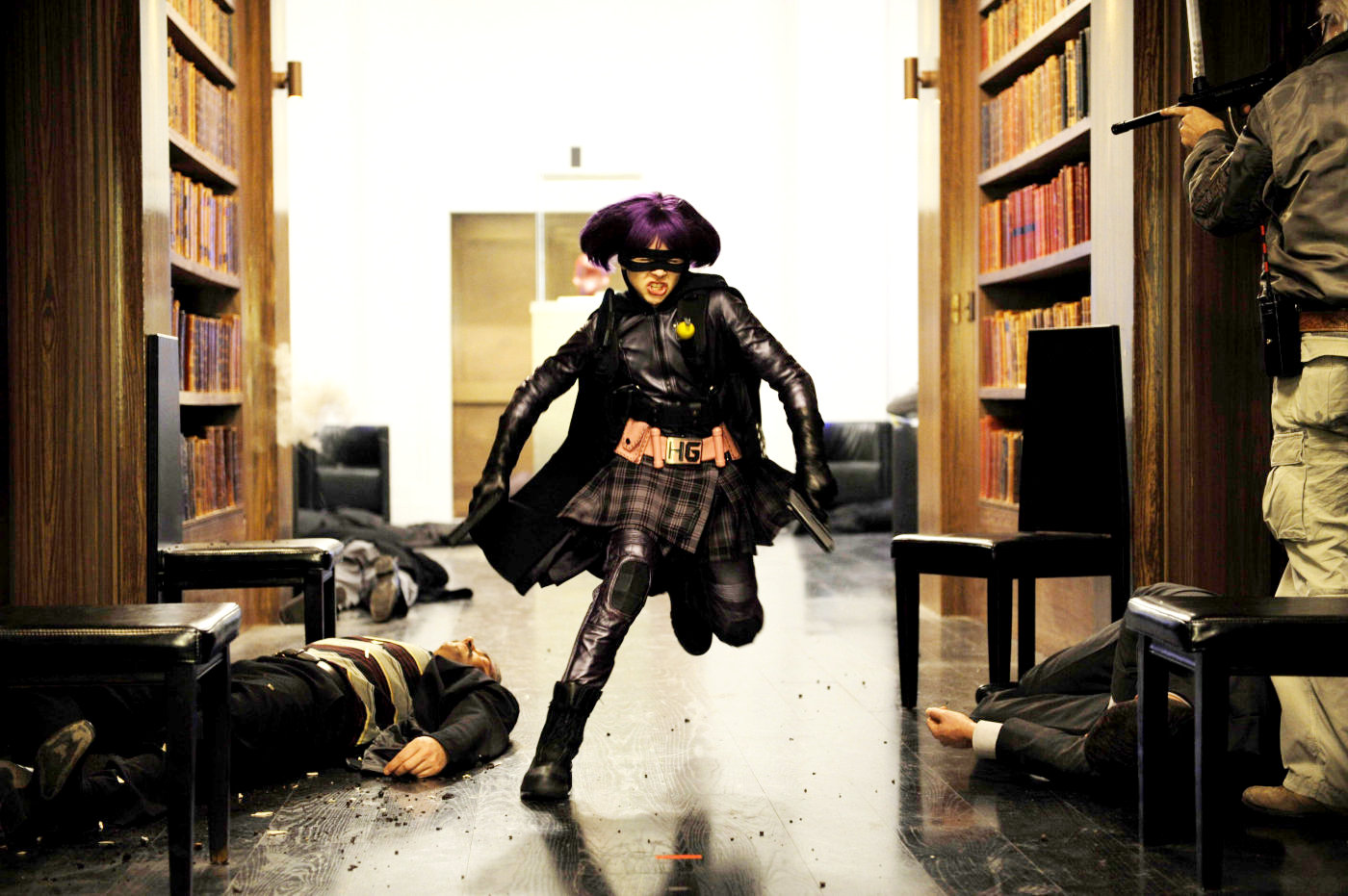 Chloe Moretz stars as Hit Girl/Mindy Macready in Lionsgate Films' Kick-Ass (2010)