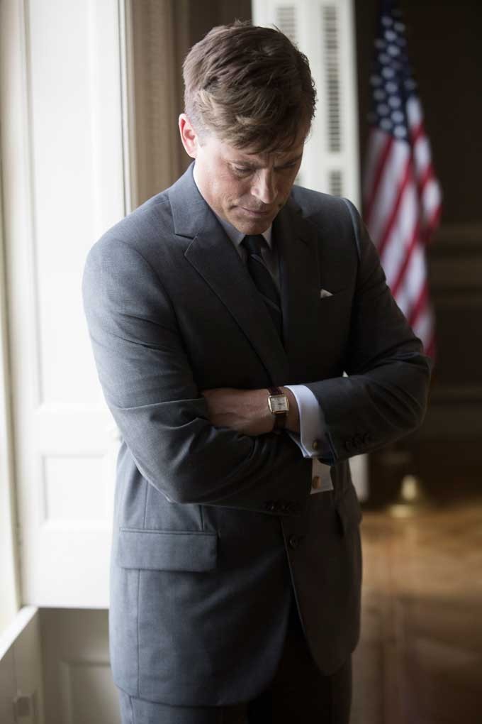 Rob Lowe stars as John F. Kennedy in National Geographic's Killing Kennedy (2013)