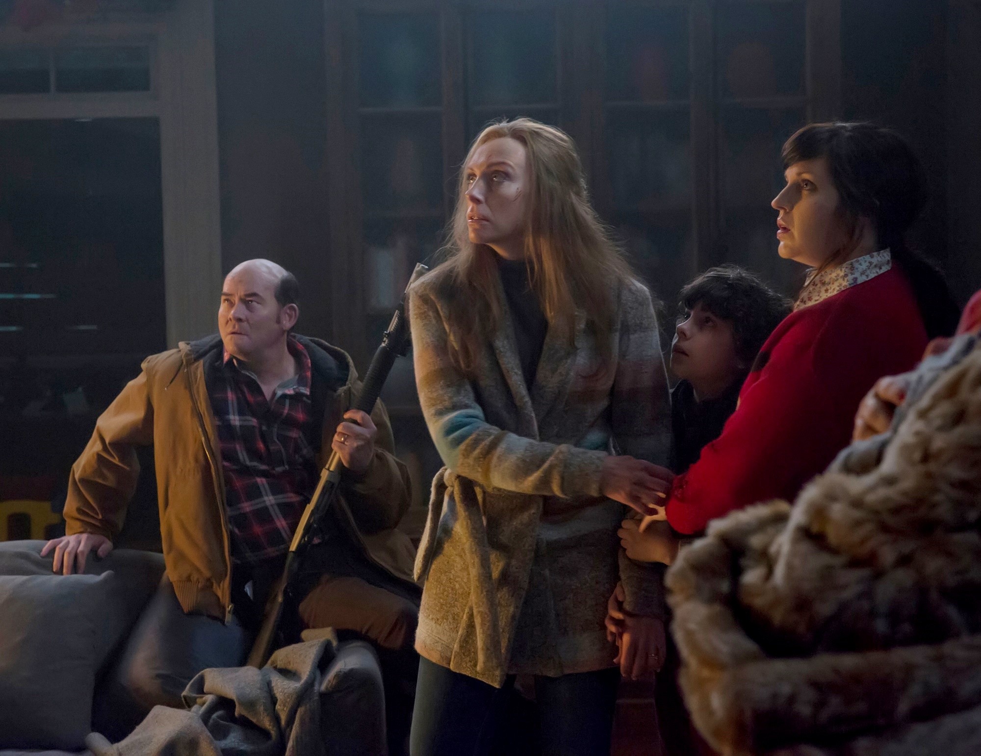 David Koechner, Toni Collette and Allison Tolman in Universal Pictures' Krampus (2015)