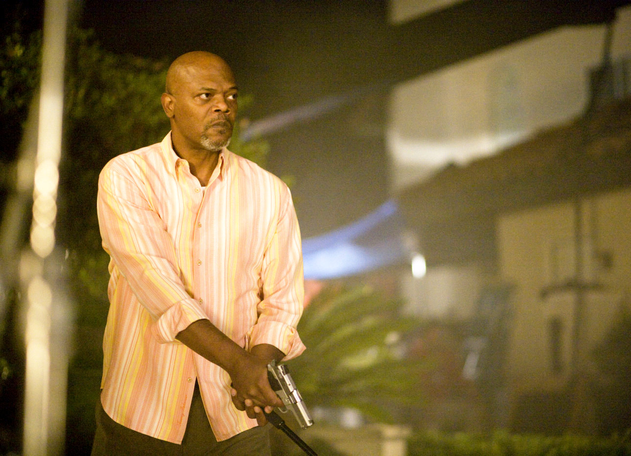 Samuel L. Jackson stars as Abel Turner in Screen Gems' Lakeview Terrace (2008)