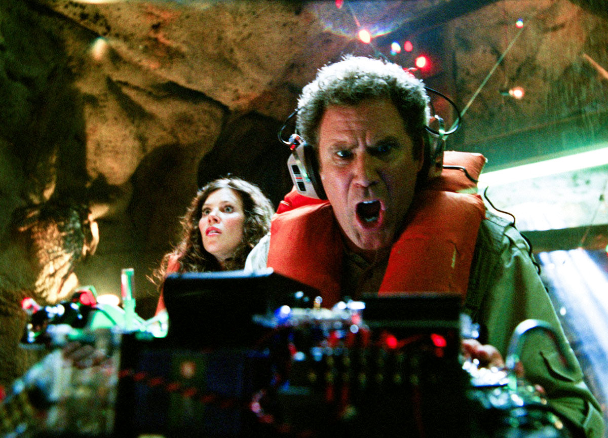 Anna Friel stars as Holly and Will Ferrell stars as Park Ranger Rick Marshall in Universal Pictures' Land of the Lost (2009)