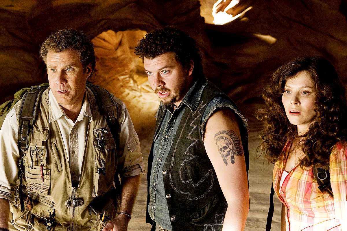 Will Ferrell, Danny McBride and Anna Friel in Universal Pictures' Land of the Lost (2009)
